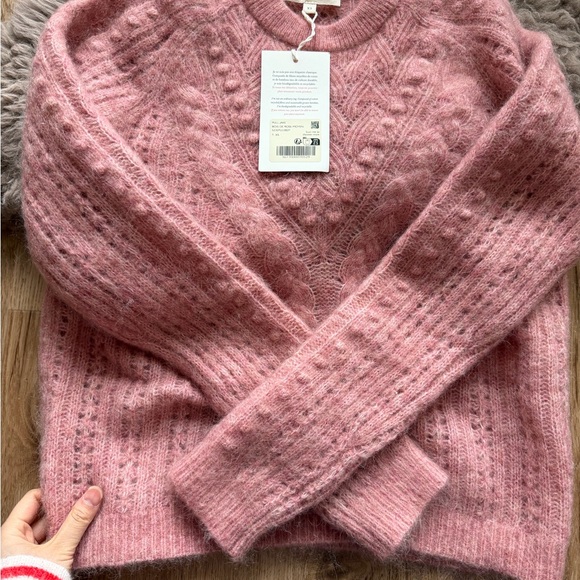 Sezane Sweaters - SOLD-NTW Sezane Jake Jumper pink Xs